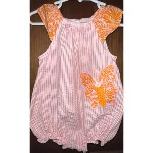 The Bailey Boys‎ Girls 12 M Romper with Butteefly